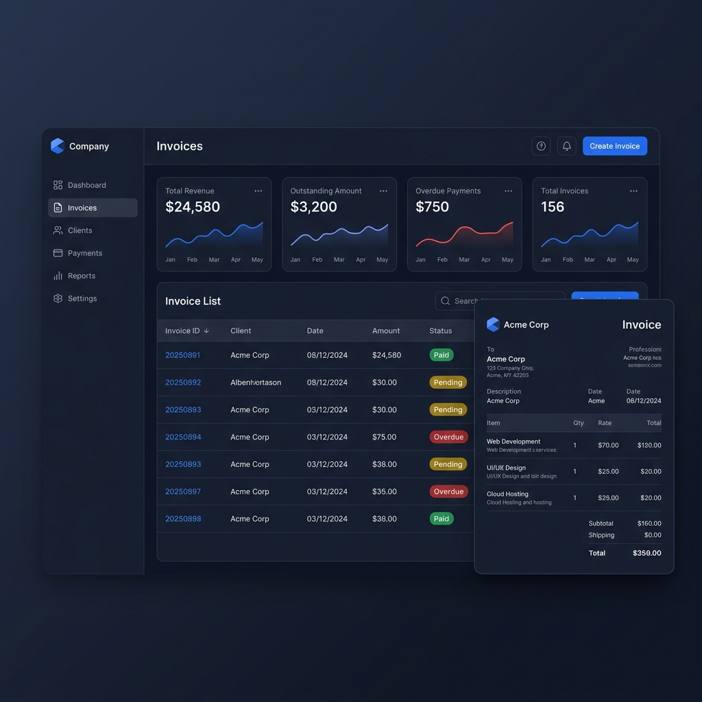 Dextrify Invoicing